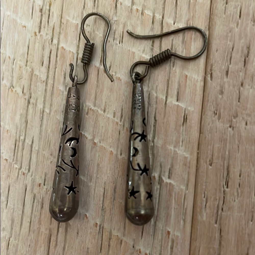 Stars Celestial Silver Earrings